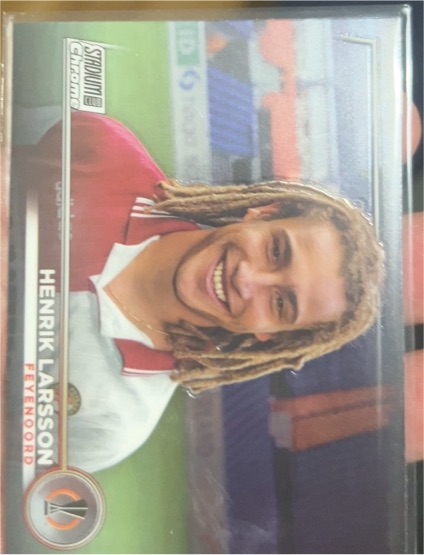 2022-23 Topps Stadium Club Chrome UEFA #66 Henrik Larsson Feyenoord — front