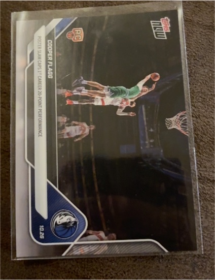 2025 Topps Now #28 Cooper Flagg — front