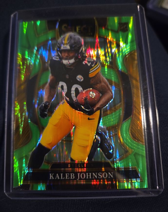 2025 Panini Select #52 Kaleb Johnson — front