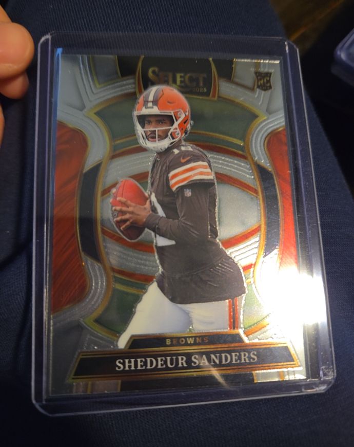 2025 Panini Select #54 Shedeur Sanders Rookie Concourse Cleveland Browns — front