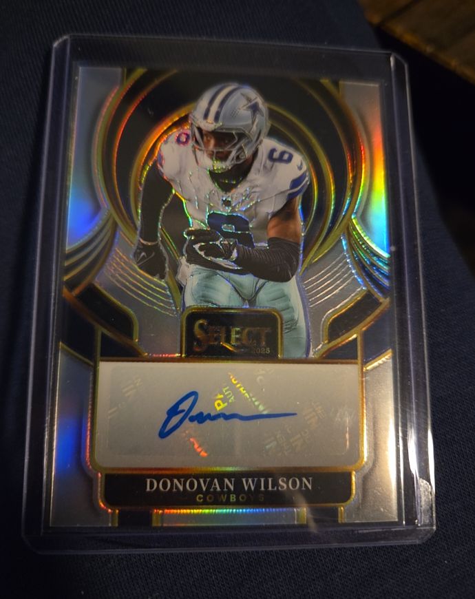 2025 Panini Select Silver Prizm #SIP-DWN Donovan Wilson — front