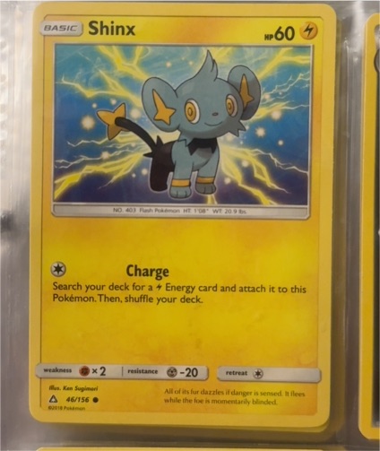 2018 Pokémon Sun & Moon Ultra Prism #46 Shinx — front