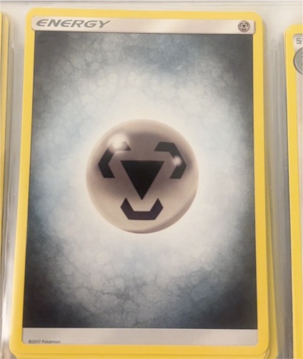 2017 Pokémon Sun & Moon Metal Energy — front