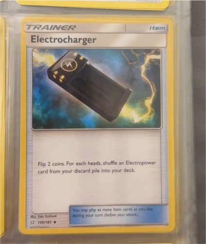 2019 Pokémon Team Up #139 Electrocharger — front