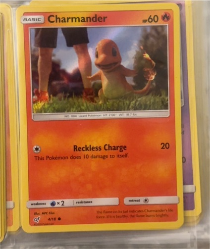 2019 Pokémon Detective Pikachu #4 Charmander — front