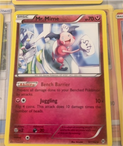 2015 Pokémon XY Breakthrough #97 Mr. Mime — front