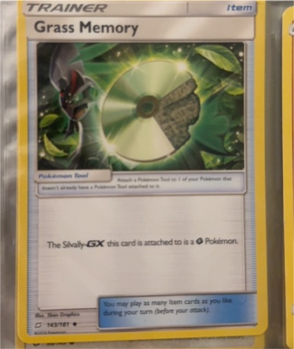 2019 Pokémon Sun & Moon Team Up #143 Grass Memory — front