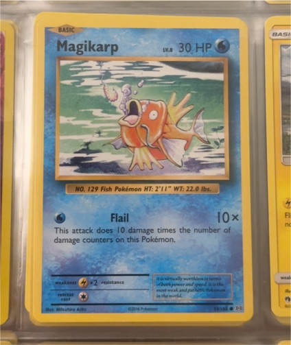 2016 Pokémon XY Evolutions #33 Magikarp — front