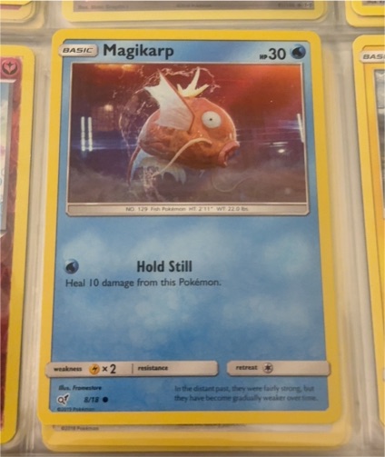 2019 Pokémon Detective Pikachu #8 Magikarp — front