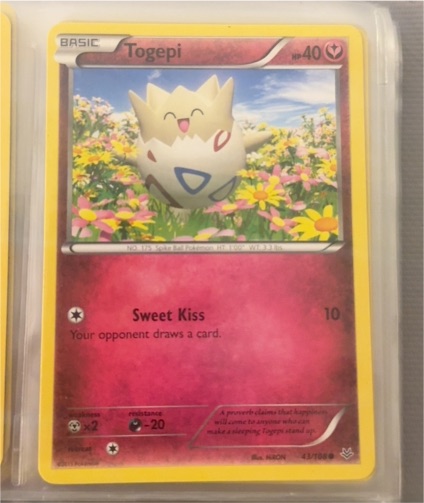 2015 Pokémon XY Roaring Skies #43 Togepi — front