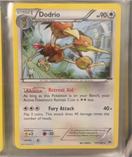 2015 Pokémon Breakthrough #117 Dodrio — front