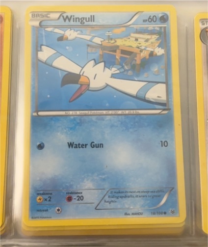 2015 Pokémon Roaring Skies #18 Wingull — front