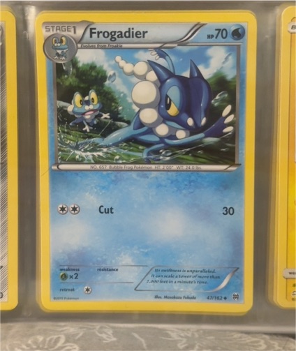 2015 Pokémon XY Breakthrough #47 Frogadier — front