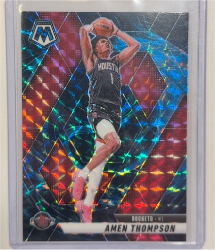 2024-25 Panini Mosaic #10 Amen Thompson — front