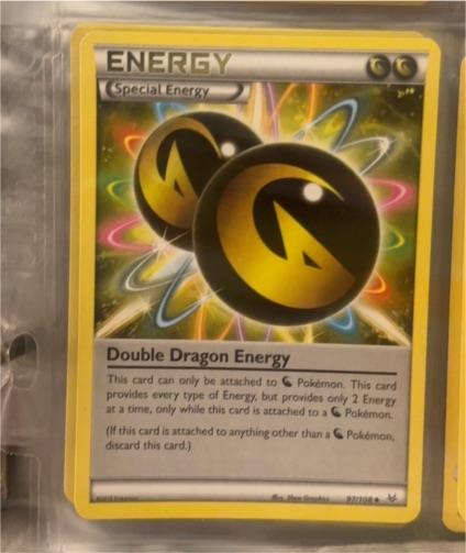 2015 Pokémon XY Roaring Skies #97 Double Dragon Energy — front