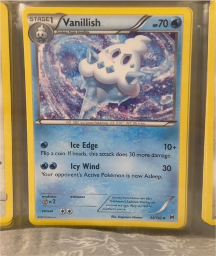 2015 Pokémon XY Breakthrough #44 Vanillish — front