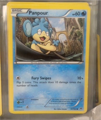 2015 Pokémon XY Breakthrough #41 Panpour — front