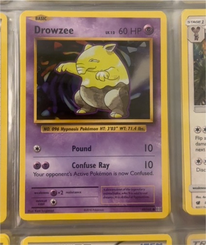 2016 Pokémon XY Evolutions #49 Drowzee — front
