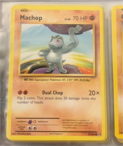 1999 Pokemon Base Set #52 Machop — front
