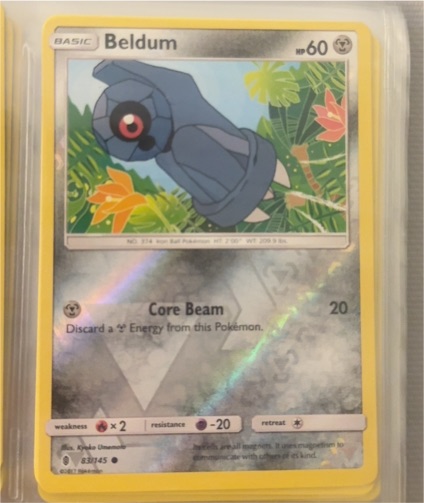 2017 Pokemon Guardians Rising #83 Beldum — front