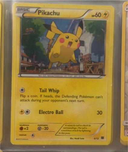 2015 Pokémon #6 Pikachu — front