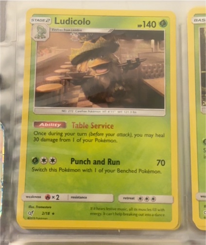2021 Pokémon Detective Pikachu #2 Ludicolo — front