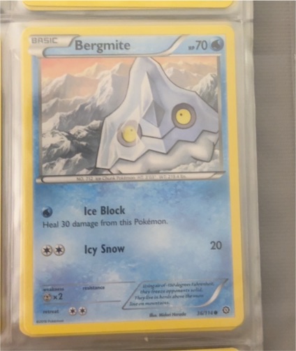 2014 Pokémon Flashfire #30 Bergmite — front