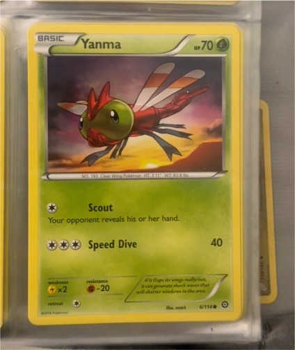 2016 Pokémon Steam Siege #6 Yanma — front