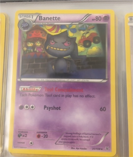 2015 Pokémon Roaring Skies #31 Banette — front