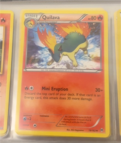 2015 Pokémon XY Breakthrough #19 Quilava — front