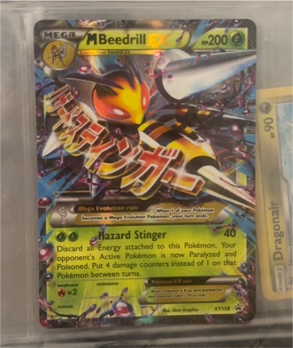 Pokémon M Beedrill EX Promo XY158 — front