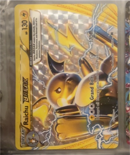 2015 Pokémon XY BREAKthrough #50 Raichu BREAK — front
