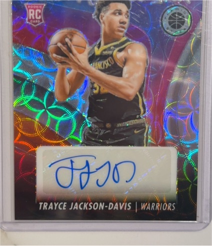 2023-24 Panini NBA Hoops Premium Stock #RC Trayce Jackson-Davis Rookie Ink Auto — front