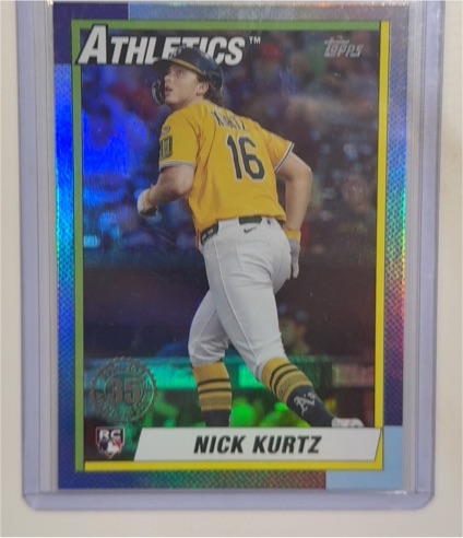 2025 Topps Update #U90-17 Nick Kurtz — front