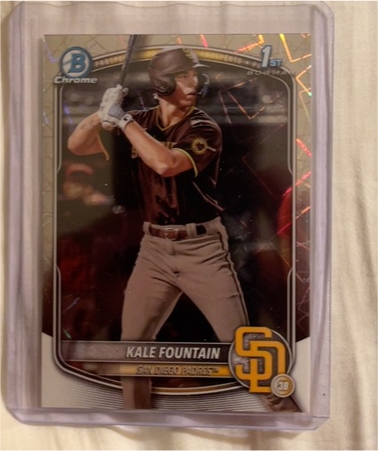 2025 Bowman Chrome #BCP-246 Kale Fountain — front