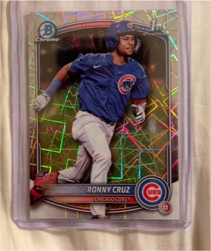2025 Bowman Chrome #BCP-213 Ronny Cruz — front