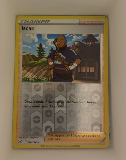 2022 Pokémon Lost Origin #158 Iscan — front