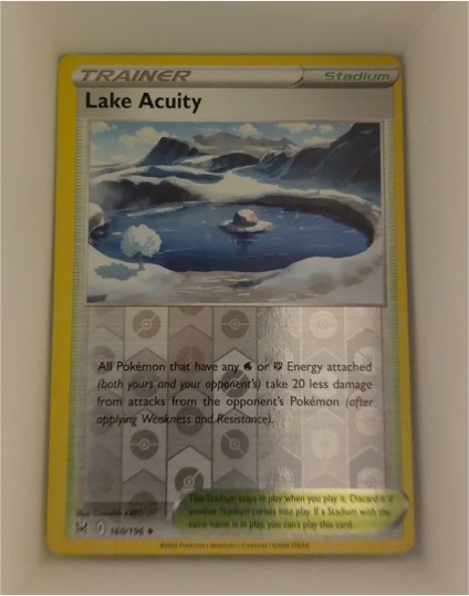 2022 Pokémon SWSH11: Lost Origin #160 Lake Acuity — front