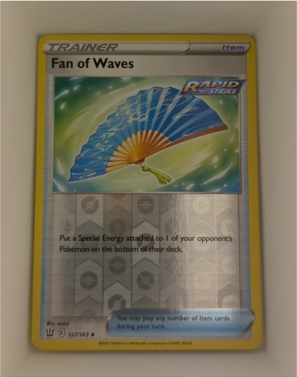 2021 Pokémon #127 Fan of Waves — front