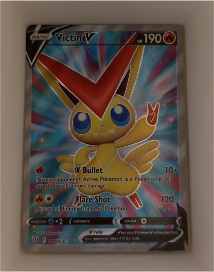 2021 Pokemon TCG Battle Styles #144 Victini V — front