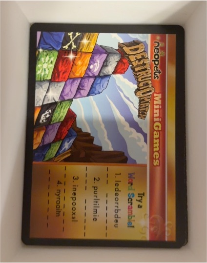 2008 Enterplay Neopets MiniGames Destruct-o-Match #80 — front