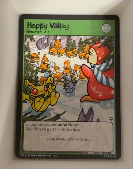 2004 Neopets Happy Valley #77 — front