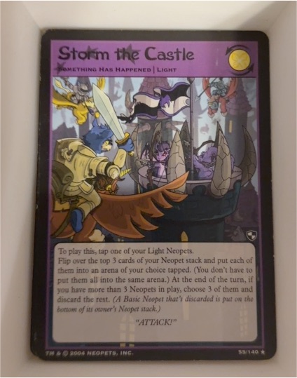 2004 Neopets TCG Battle for Meridell #55 Storm the Castle — front