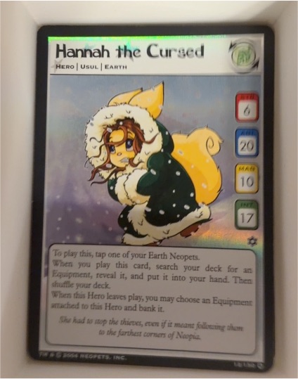 2004 Neopets TCG #12 Hannah the Cursed — front