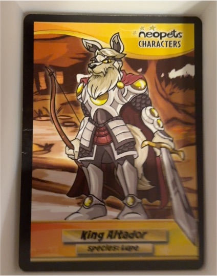 2008 Neopets #50 King Altador — front