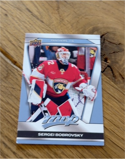 2021-22 Upper Deck MVP #75 Sergei Bobrovsky — front