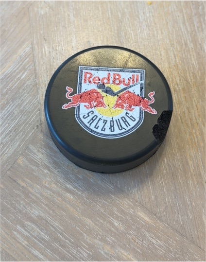Red Bull Salzburg Hockey Puck — front