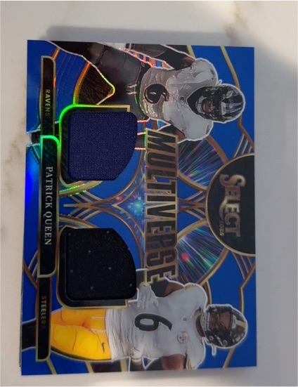 2025 Panini Select Multiverse Blue Prizm #MVJ-PQN Patrick Queen — front