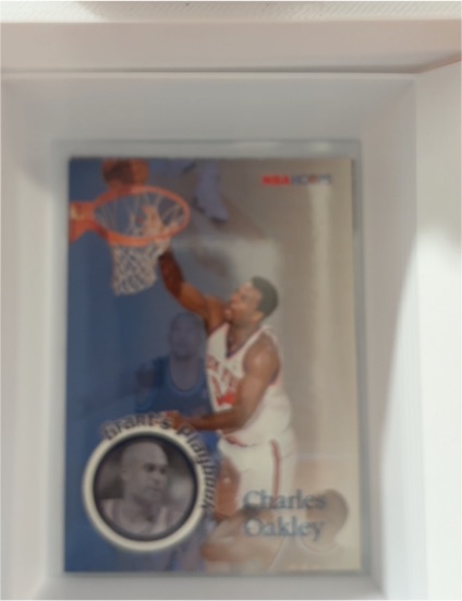 1996-97 Hoops Grant's Playbook #195 Charles Oakley — front