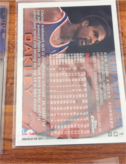 1996-97 Topps #108 Charles Oakley — front